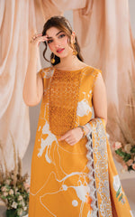 Solstice-MW-08 | 3Pc Unstitched Suit Winter Meraki By Asifa & Nabeel