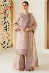 Taffy | 3 Pc Unstitched Suit Embroidered Raw Silk Luxe By Alizeh