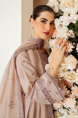 Taffy | 3 Pc Unstitched Suit Embroidered Raw Silk Luxe By Alizeh