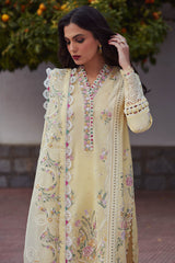 EL24-08 B ZENEL | 3PC Unstitched Lawn Silsila By Elan