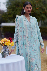 EL24-09 B AIREEN | 3PC Unstitched Lawn Silsila By Elan