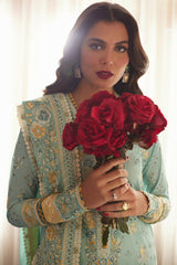 EL24-06 A IVANA | 3PC Unstitched Lawn Silsila By Elan