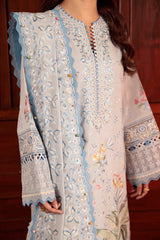 ELA | ZL24-01 B | 3PC Unstitched Lawn By Zaha