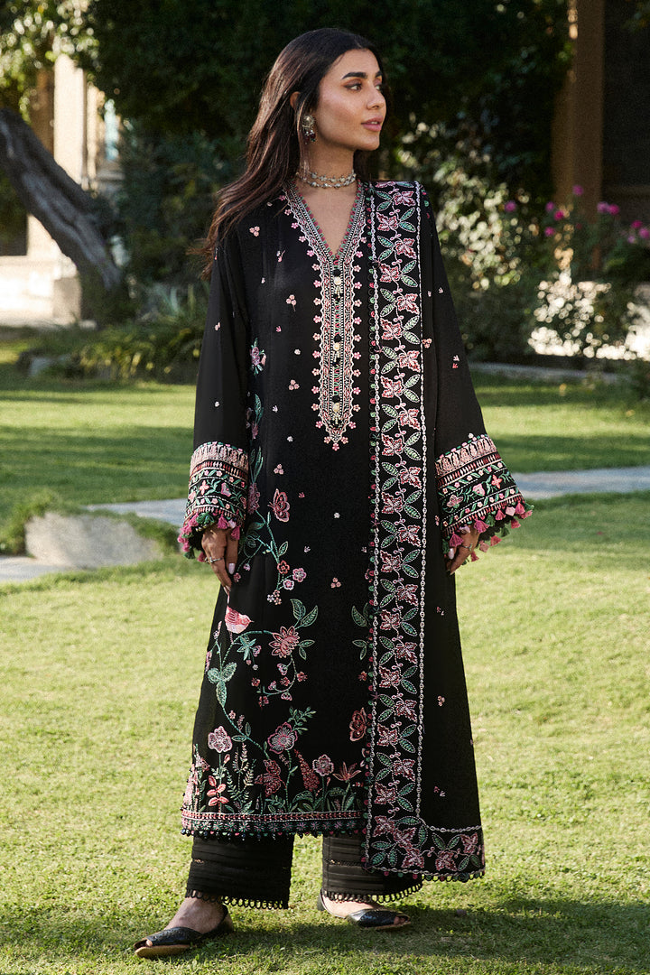 ZW24-09 Nayab | 3Pc Unstitched Suit Embroidered Winter By Zaha