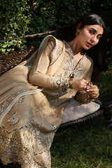 ZW24-10 Suzani | 3Pc Unstitched Suit Embroidered Winter By Zaha