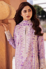 SENA | ZL24-10 A | 3PC Unstitched Lawn By Zaha