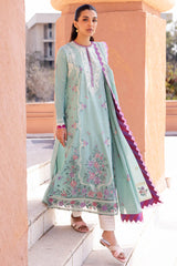 LARMINA | ZL24-02 A | 3PC Unstitched Lawn By Zaha