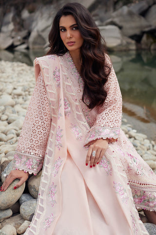 EL24-09 A AIREEN | 3PC Unstitched Lawn Silsila By Elan