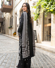 3-PC Stitched Baku Echoes Luxury Linen Mommy & Me By Allys | AL-1112
