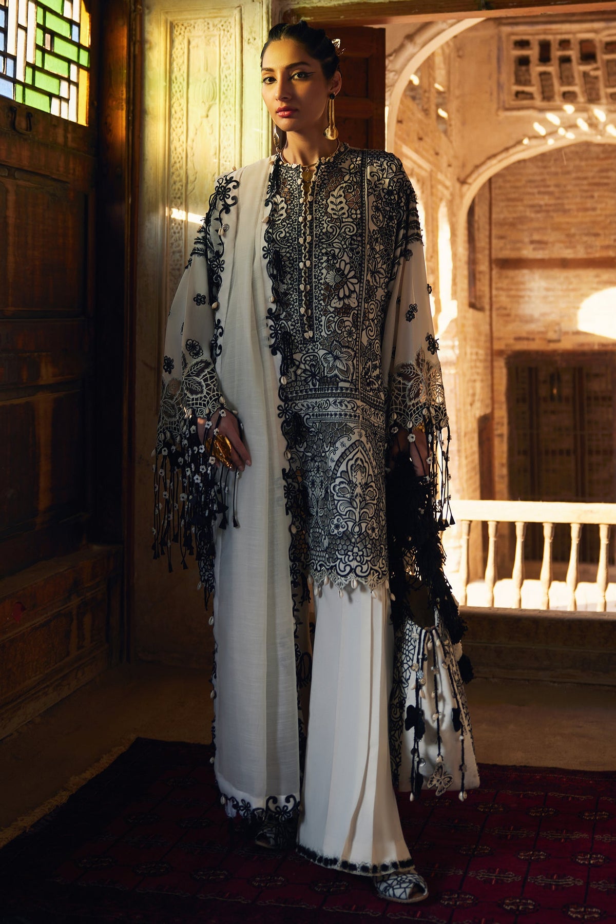 3-PC Unstitched Embroidered Luxury Lawn By Elan | ISLA (EL25-02 B)