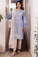 NARINA | ZL24-15 B | 3PC Unstitched Lawn By Zaha