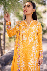 NARINA | ZL24-15 A | 3PC Unstitched Lawn By Zaha