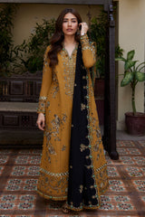 Melha - ZW23-11 - 3Piece Unstitched Winter by Zaha