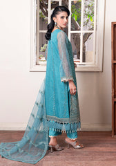 Fairy Blue | 3Pc Unstitched Suit Embroidered Oranza Zewar By Altan Official