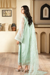 Twilight Bliss | 3Pc Unstitched Suit Embroidered Organza Aurora By AZU