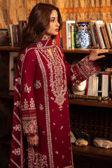 ZENEL | ZL24-07 B | 3PC Unstitched Lawn By Zaha