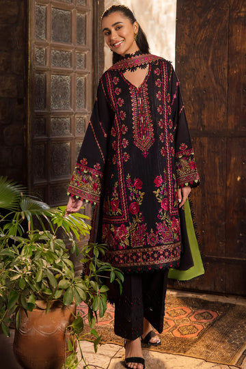 ZEL | ZL24-08 B | 3PC Unstitched Lawn By Zaha