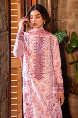 SENA | ZL24-10 B | 3PC Unstitched Lawn By Zaha