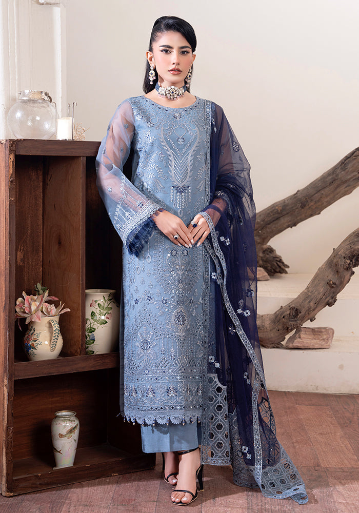 Maya | 3Pc Unstitched Suit Embroidered Oranza Zewar By Altan Official