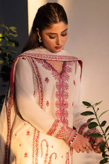 ELANIA | ZL24-09 A | 3PC Unstitched Lawn By Zaha