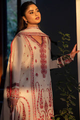 ELANIA | ZL24-09 A | 3PC Unstitched Lawn By Zaha