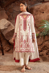 ELANIA | ZL24-09 A | 3PC Unstitched Lawn By Zaha