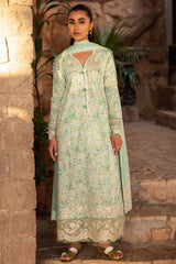 SEZEM | ZL24-13 B | 3PC Unstitched Lawn By Zaha