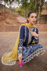 VEJAH | ZL24-11 A | 3PC Unstitched Lawn By Zaha