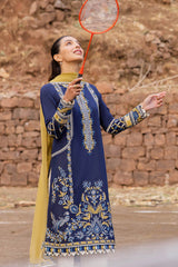 VEJAH | ZL24-11 A | 3PC Unstitched Lawn By Zaha