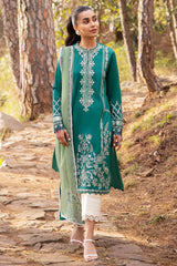 VEJAH | ZL24-11 B | 3PC Unstitched Lawn By Zaha