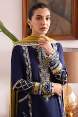 VEJAH | ZL24-11 A | 3PC Unstitched Lawn By Zaha