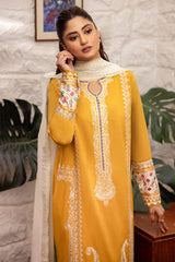 FERYA | ZL24-06 A | 3PC Unstitched Lawn By Zaha