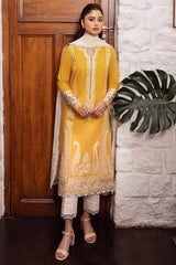 FERYA | ZL24-06 A | 3PC Unstitched Lawn By Zaha