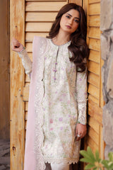 LEYLA | ZL24-12 B | 3PC Unstitched Lawn By Zaha