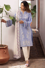 NARINA | ZL24-15 B | 3PC Unstitched Lawn By Zaha