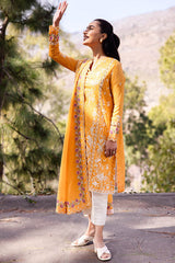 NARINA | ZL24-15 A | 3PC Unstitched Lawn By Zaha