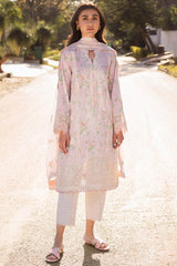 ASEMA | ZL24-04 A | 3PC Unstitched Lawn By Zaha