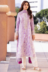 SENA | ZL24-10 A | 3PC Unstitched Lawn By Zaha