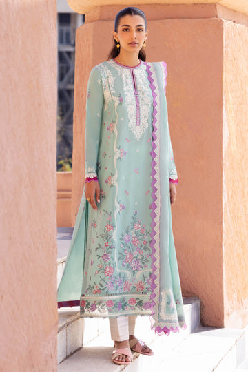 LARMINA | ZL24-02 A | 3PC Unstitched Lawn By Zaha