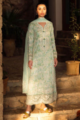 SEZEM | ZL24-13 B | 3PC Unstitched Lawn By Zaha