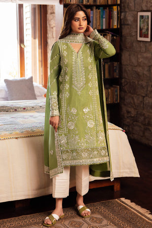 ZEL | ZL24-08 A | 3PC Unstitched Lawn By Zaha