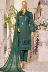 04-VCK-Green | 3PC Stitched Luxury Viscose Lawn Rania By Sada Bahar