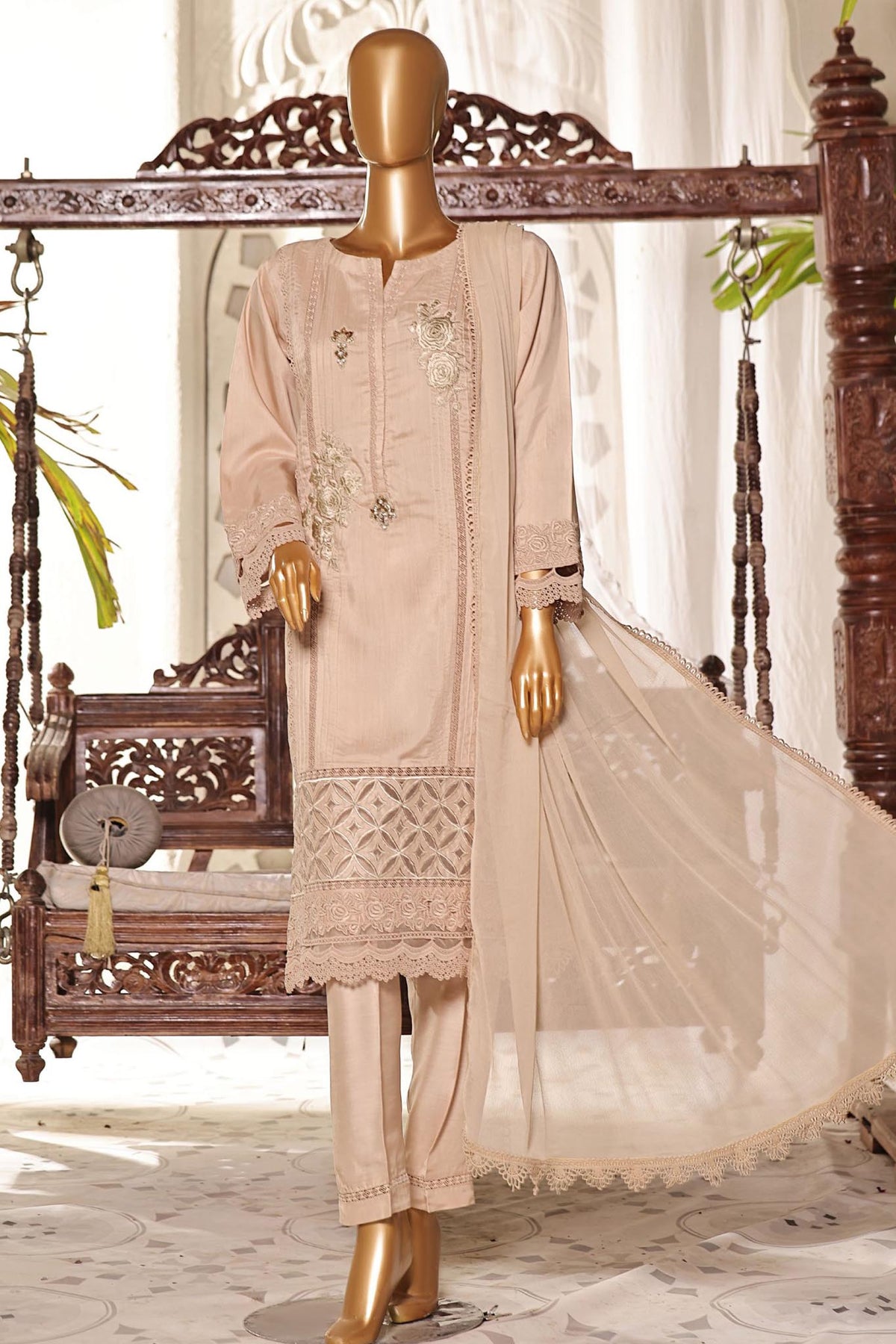 03-VCK-Skin | 3PC Stitched Luxury Viscose Lawn Rania By Sada Bahar