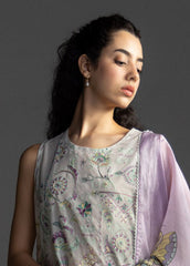 3-PC Unstitched Emroidered Lawn Coco By Zara Shahjahan | VEYA-7A