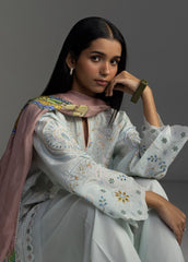 3-PC Unstitched Emroidered Lawn Coco By Zara Shahjahan | VEYA-7B