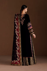 Embroidered Velvet  3pcs Suit By IZNIK