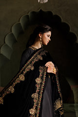 Embroidered Sheesha Silk Embroidered Velvet (Stitched) By IZNIK