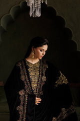 Embroidered Sheesha Silk Embroidered Velvet (Stitched) By IZNIK