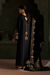 Embroidered Sheesha Silk Embroidered Velvet (Stitched) By IZNIK