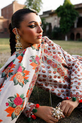 3-PC Unstitched Embroidered Lawn By Charizma | CH6-05